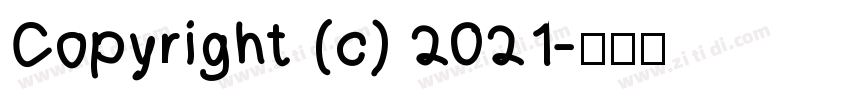 Copyright (c) 2021字体转换
